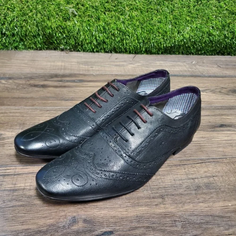 Ted Baker Black 'Cirek' Smart Lace Up Brogue